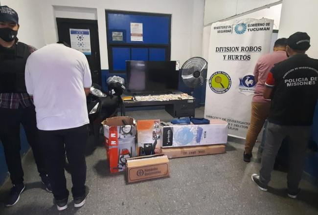 Detuvieron a dos tucumanos por salideras bancarias en Misiones.