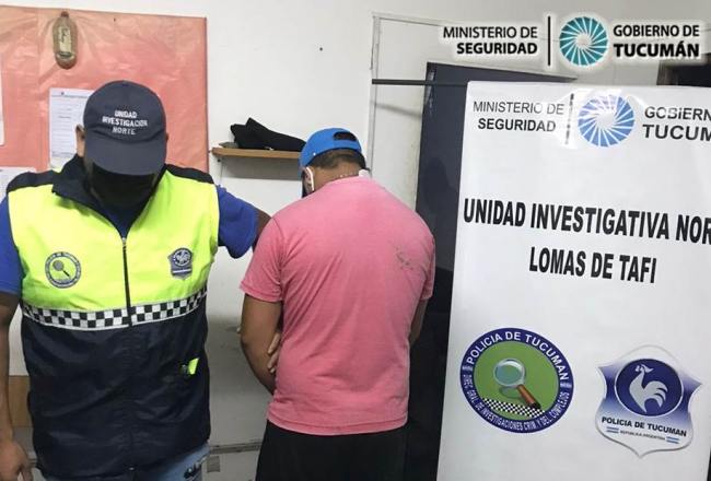 Detuvieron a un hombre de 32 años, acusado como uno de los 5 autores de un robo millonario, cometido en Tafí Viejo.
