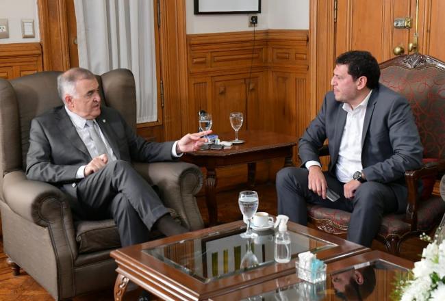 Jaldo y Guillermo Gassenbauer definieron trabajo conjunto en la Capital