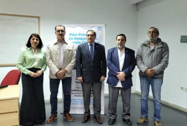 Presentación del proyecto preliminar del Plan Provincial de Respuesta al Cambio Climático