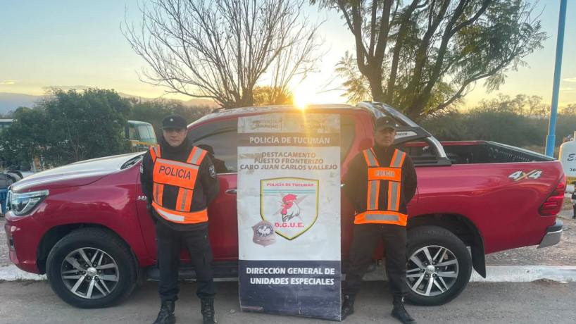 Detectan un vehículo robado intentando cruzar la frontera