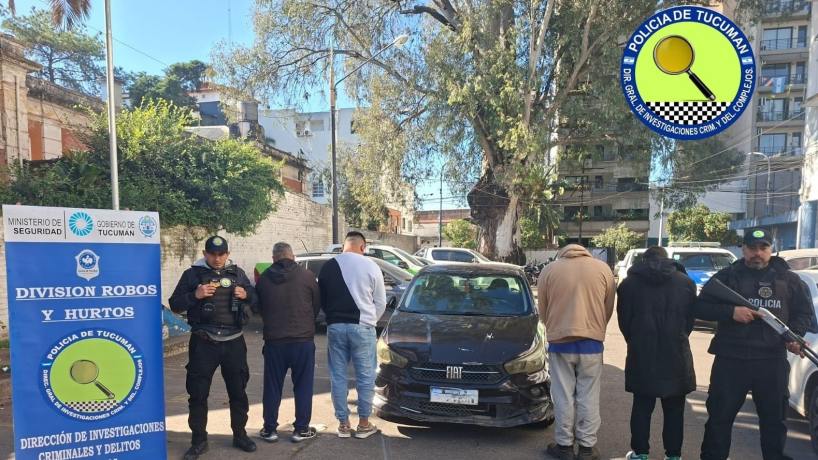 Arrestan a tres hombres y secuestran el auto que usaron en un robo a una empresa