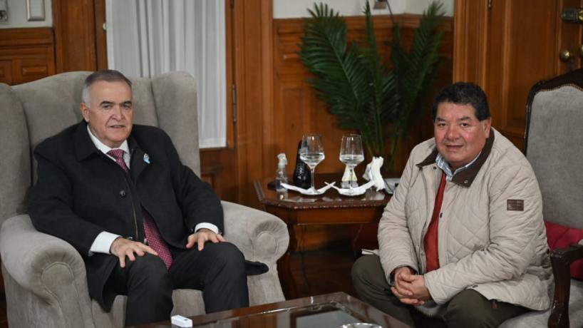 Jaldo recibió Enrique Orellana para avanzar en obras y fortalecer la educación superior