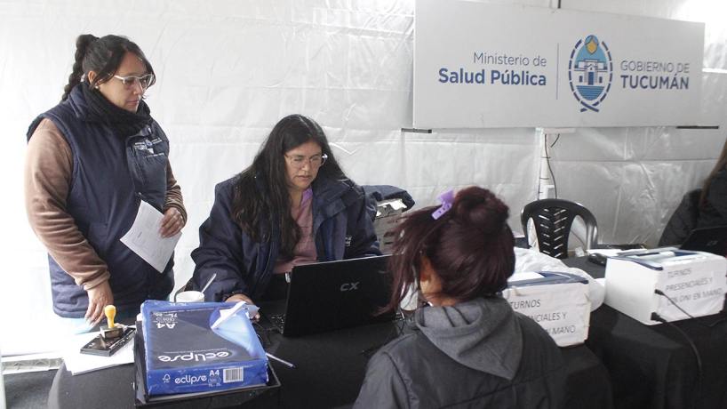 El Hospital Móvil acerca prestaciones esenciales a las familias de Barrancas del Salí