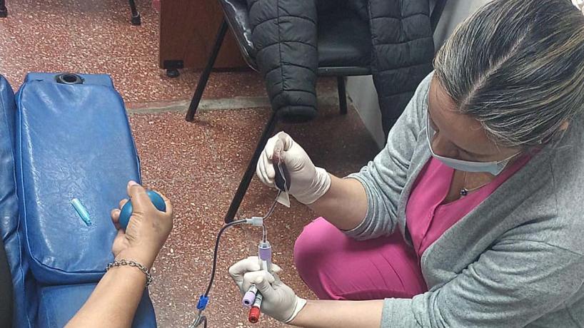 Nueva colecta de Sangre en Hospital Centro de Salud