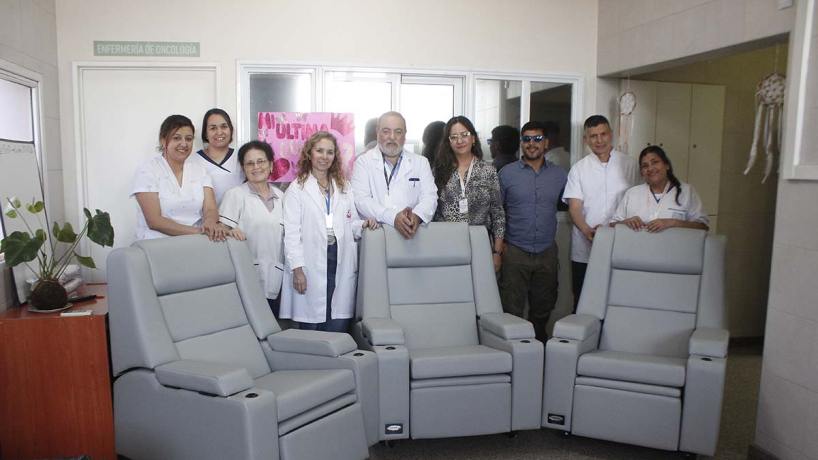 Sumaron nuevos sillones al Hospital de Día Oncológico