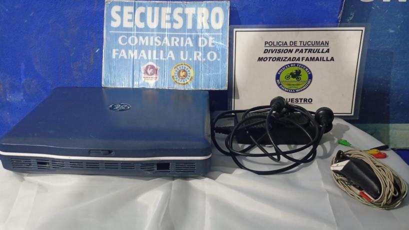 Lo atraparon con el ecógrafo que le había robado a un cardiólogo