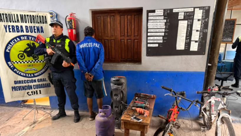 Yerba Buena: Atrapan al autor de un “escruche”