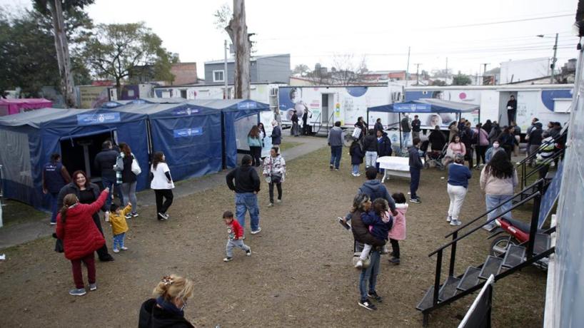 El Hospital Móvil cerró una semana exitosa en Plaza Colón