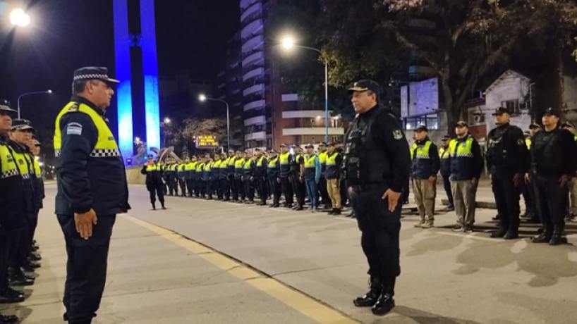 La Unidad Regional Capital desplegó un importante operativo