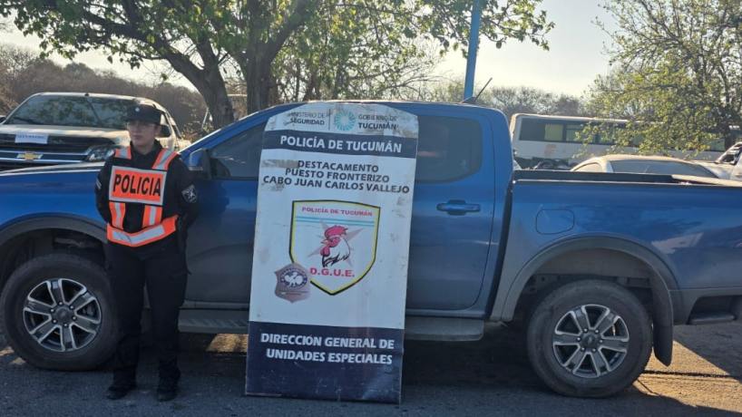 Retienen una camioneta con pedido de secuestro en el puesto fronterizo Cabo Vallejo
