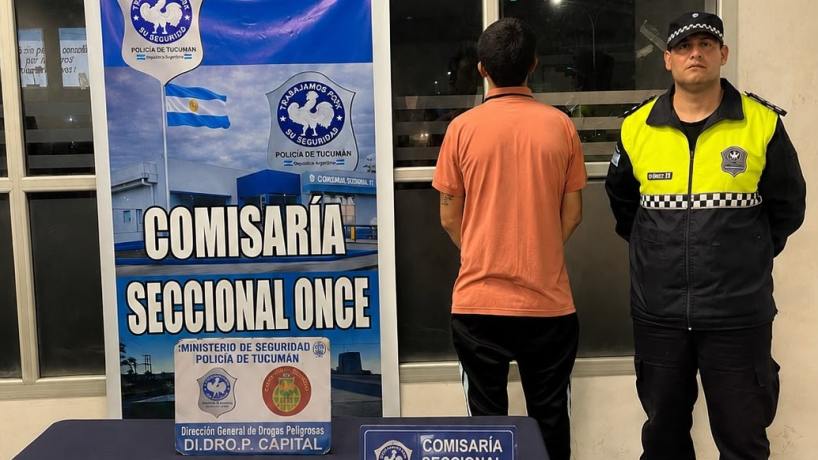 Sorprenden a un joven con dosis de cocaína en la vía pública