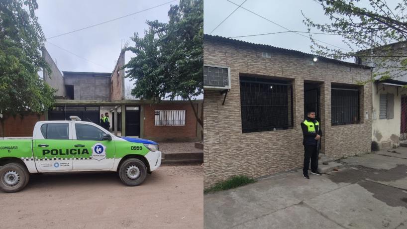 Allanaron dos domicilios tras un arrebato