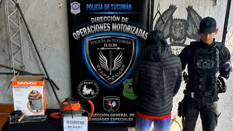 Recuperan un electrodoméstico y atrapan al acusado