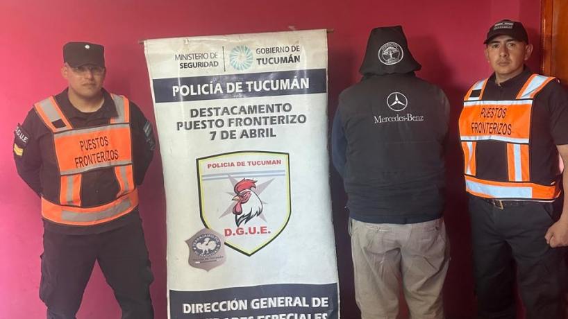 Detienen en un control fronterizo a un buscado por la Justicia bonaerense
