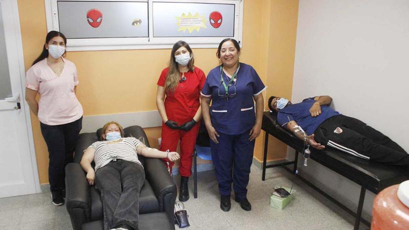 El Hospital del Niño Jesús realiza una posta semanal de donación de sangre