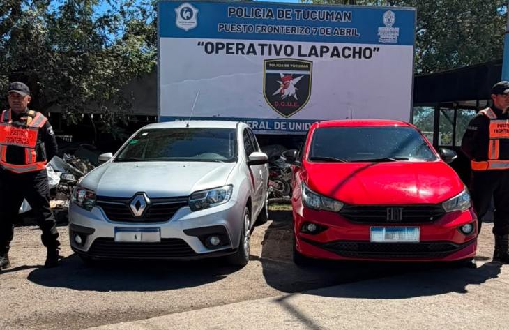 Secuestro de vehículos en el Operativo Lapacho