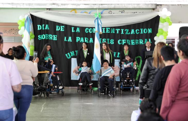 Acto de apertura de la Semana de Concientización sobre la Parálisis Cerebral en la Escuela ALPI