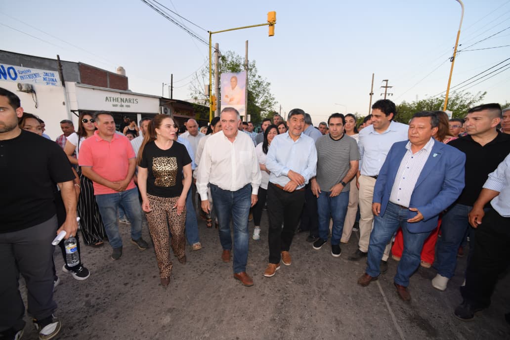 Jaldo participó de  la supervisión de obras de agua potable en Alberdi