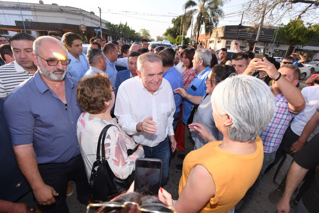 Jaldo participó de  la supervisión de obras de agua potable en Alberdi