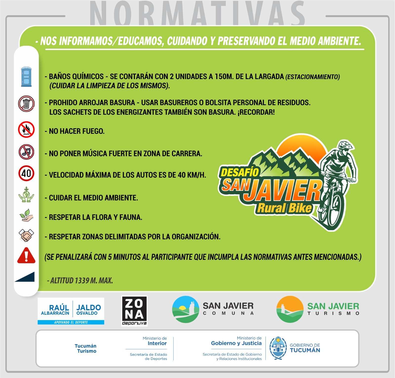 Presentación del evento