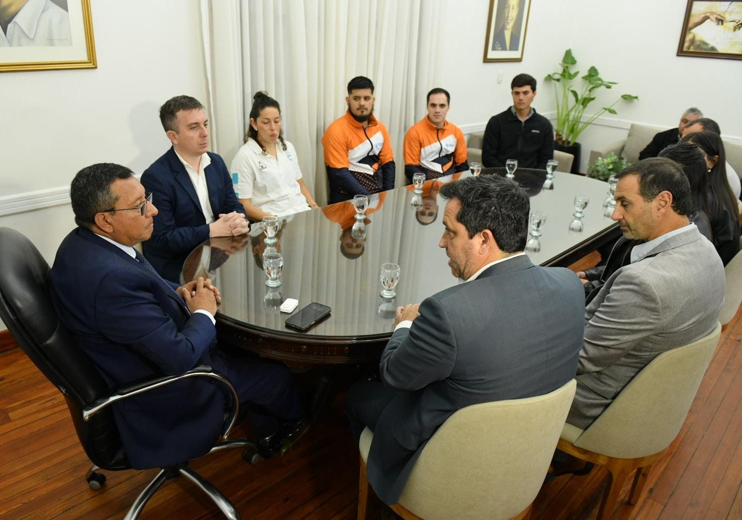 Deportistas tucumanos en Casa de Gobierno