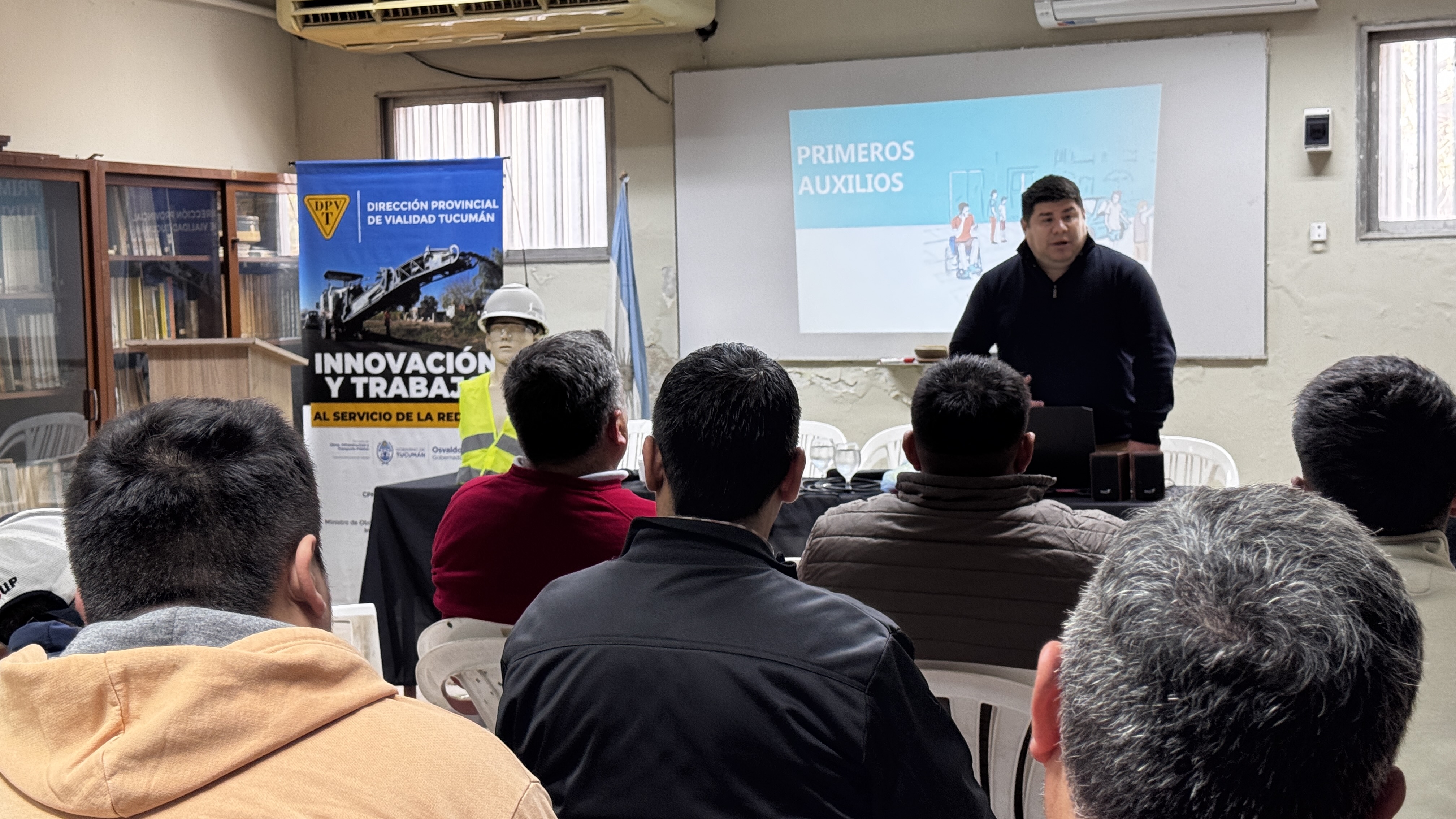 Vialidad Provincial capacitó a su personal en primeros auxilios y RCP