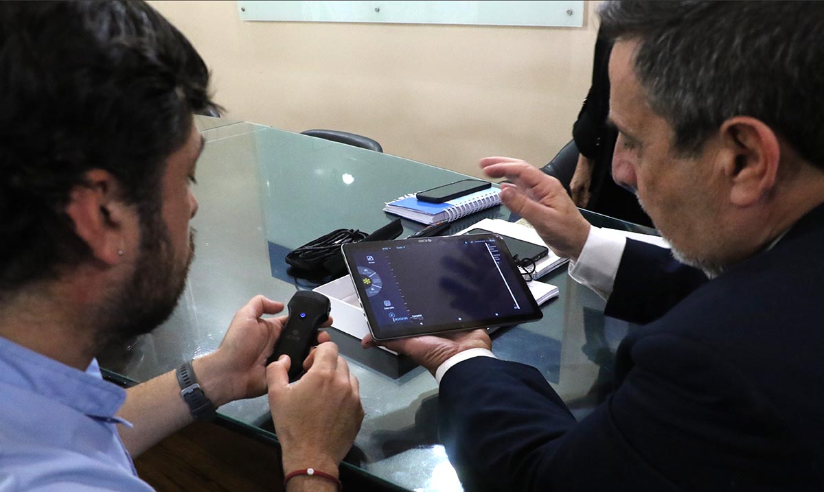 Salud incorpora un ecógrafo portátil para mejorar el diagnóstico en las zonas de Alta Montaña