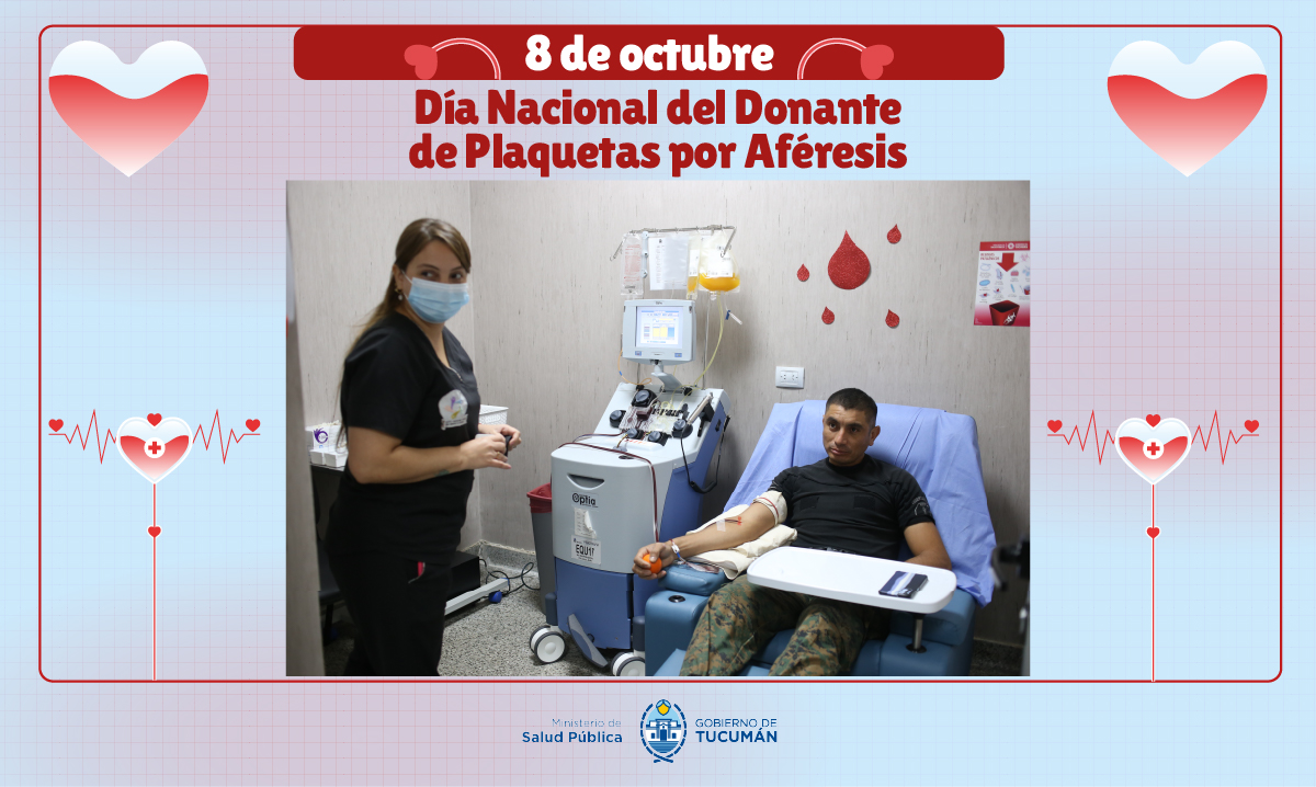 Tucumán reconoce a los donantes de plaquetas y destaca su aporte a la salud pública