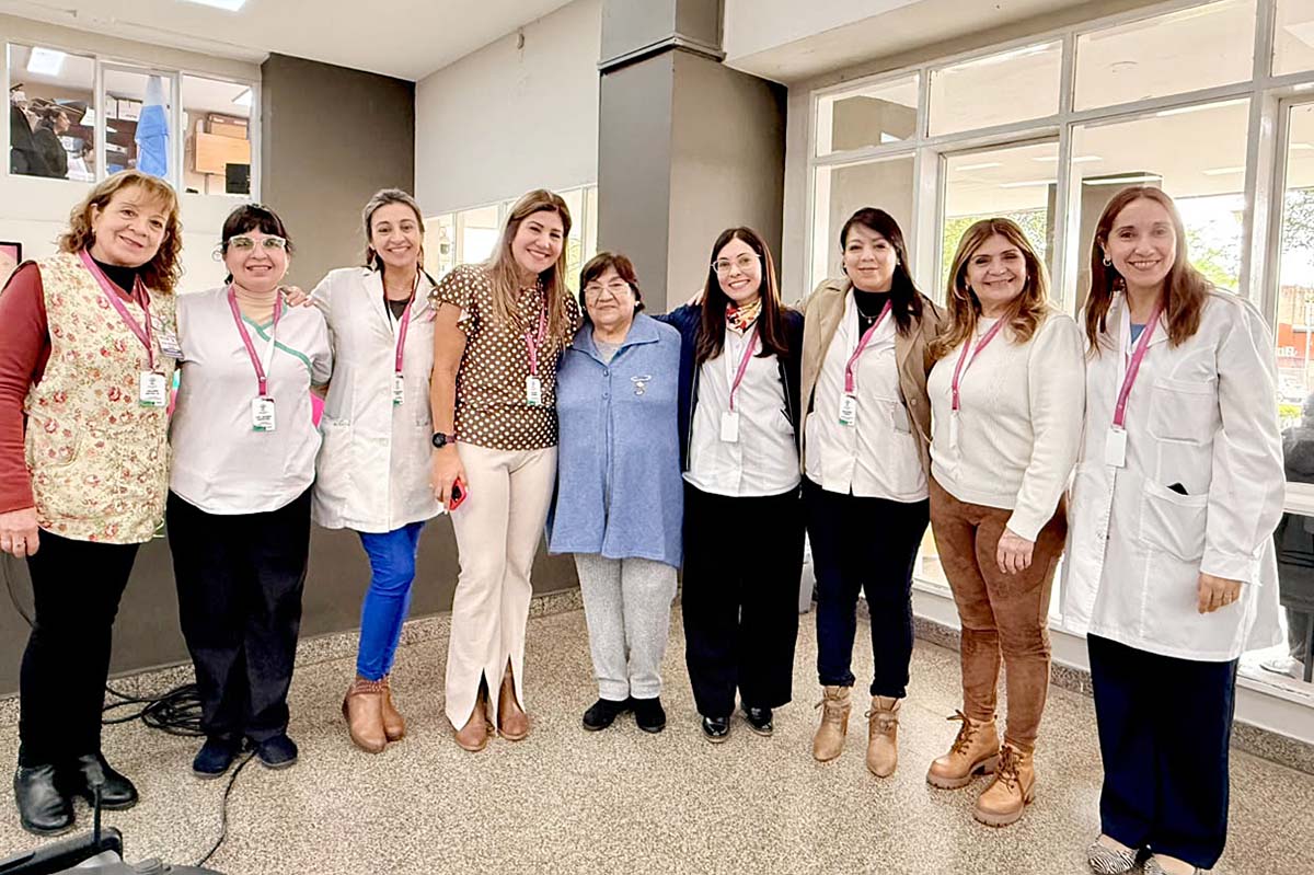 Participantes del encuentro en la Maternidad
