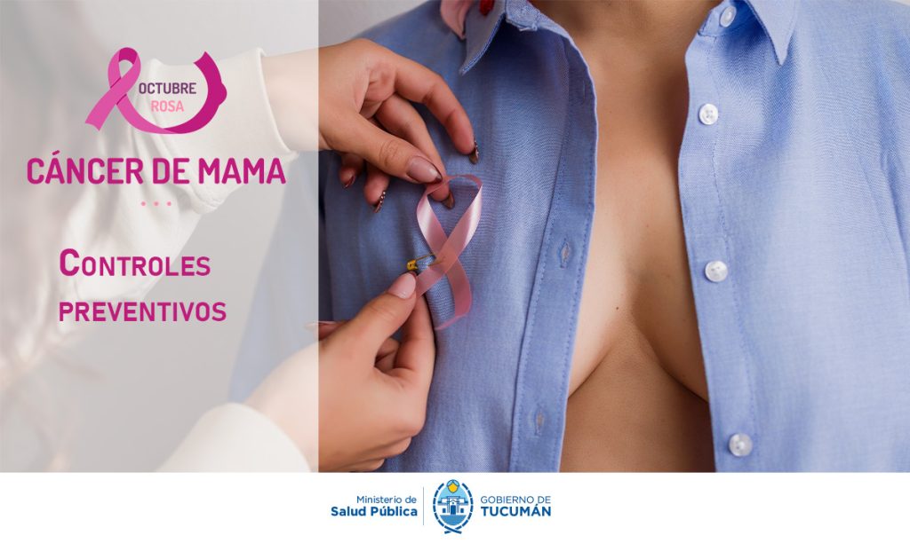 Salud promueve los controles mastológicos para favorecer la detección temprana del Cáncer de Mama