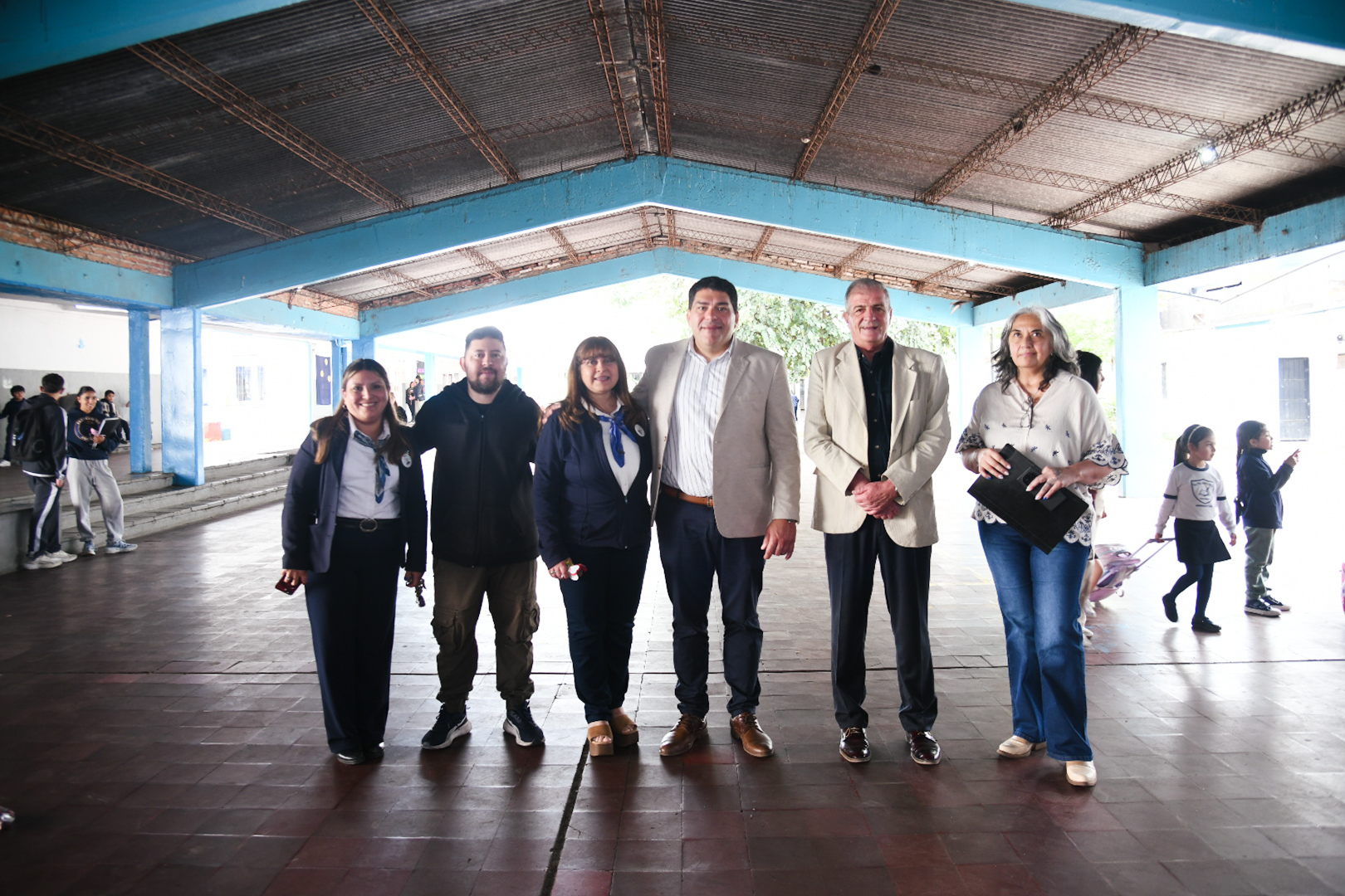 Nazur visitó la Escuela Julio A. Roca para avanzar en la recuperación de su infraestructura